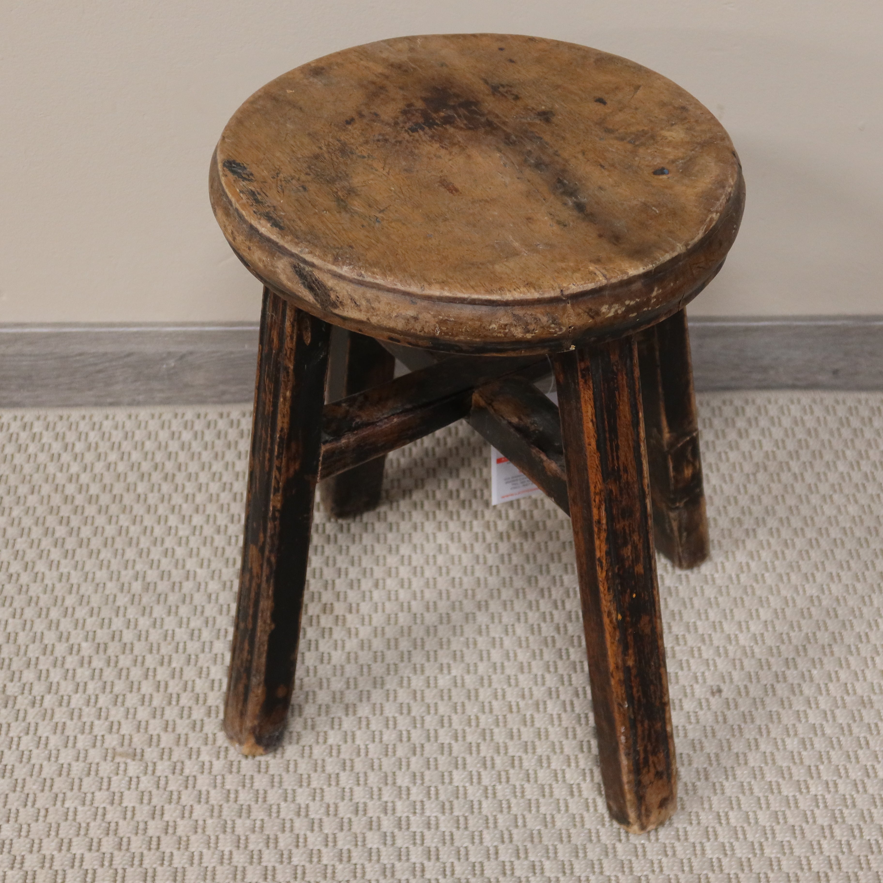 SGABELLINO OLMO CINESE TONDO