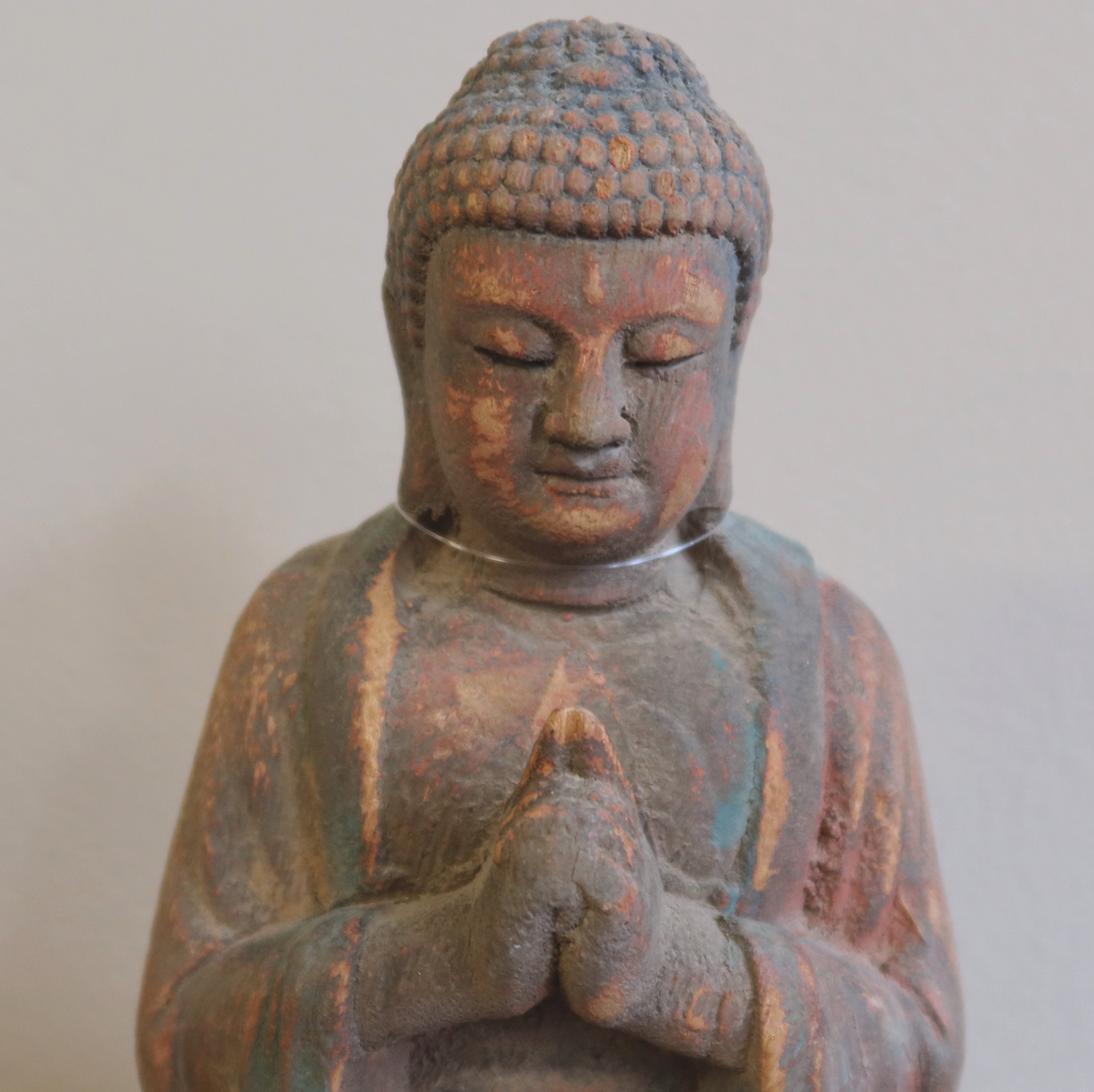 STATUETTA LIGNEA CINESE POSIZIONE LOTO