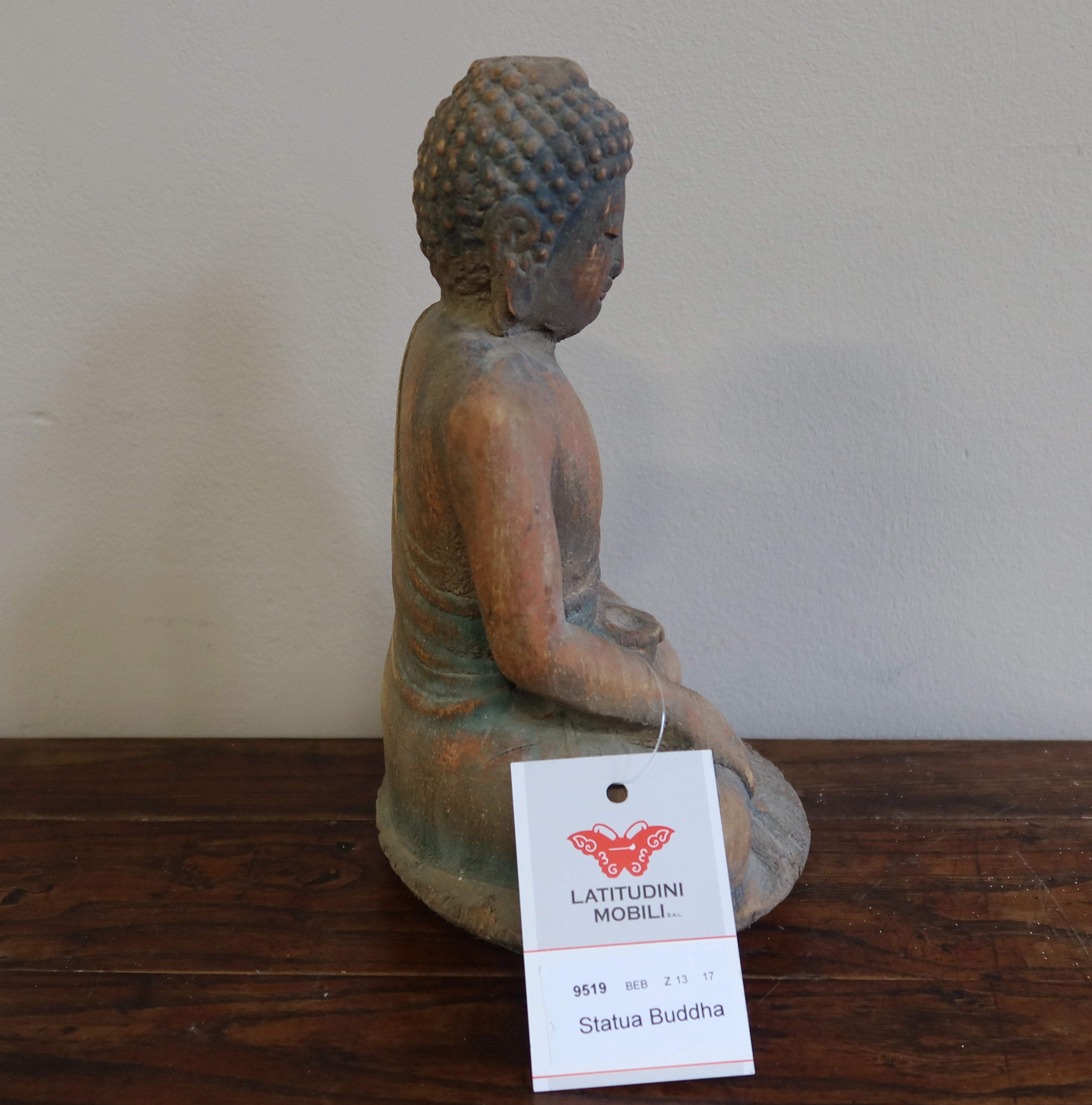 STATUETTA LIGNEA BUDDHISTA