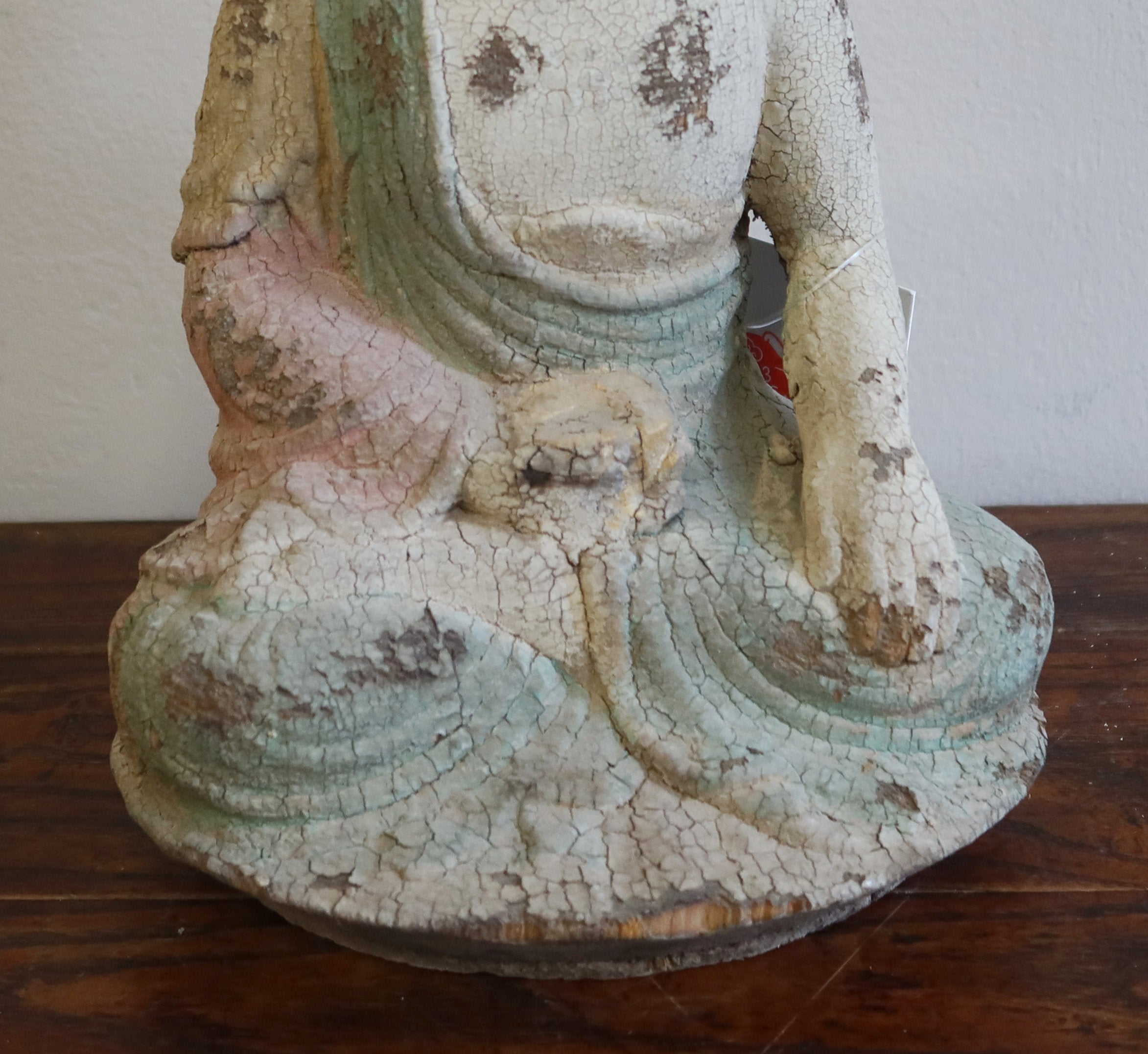 STATUETTA LIGNEA BUDDHISTA