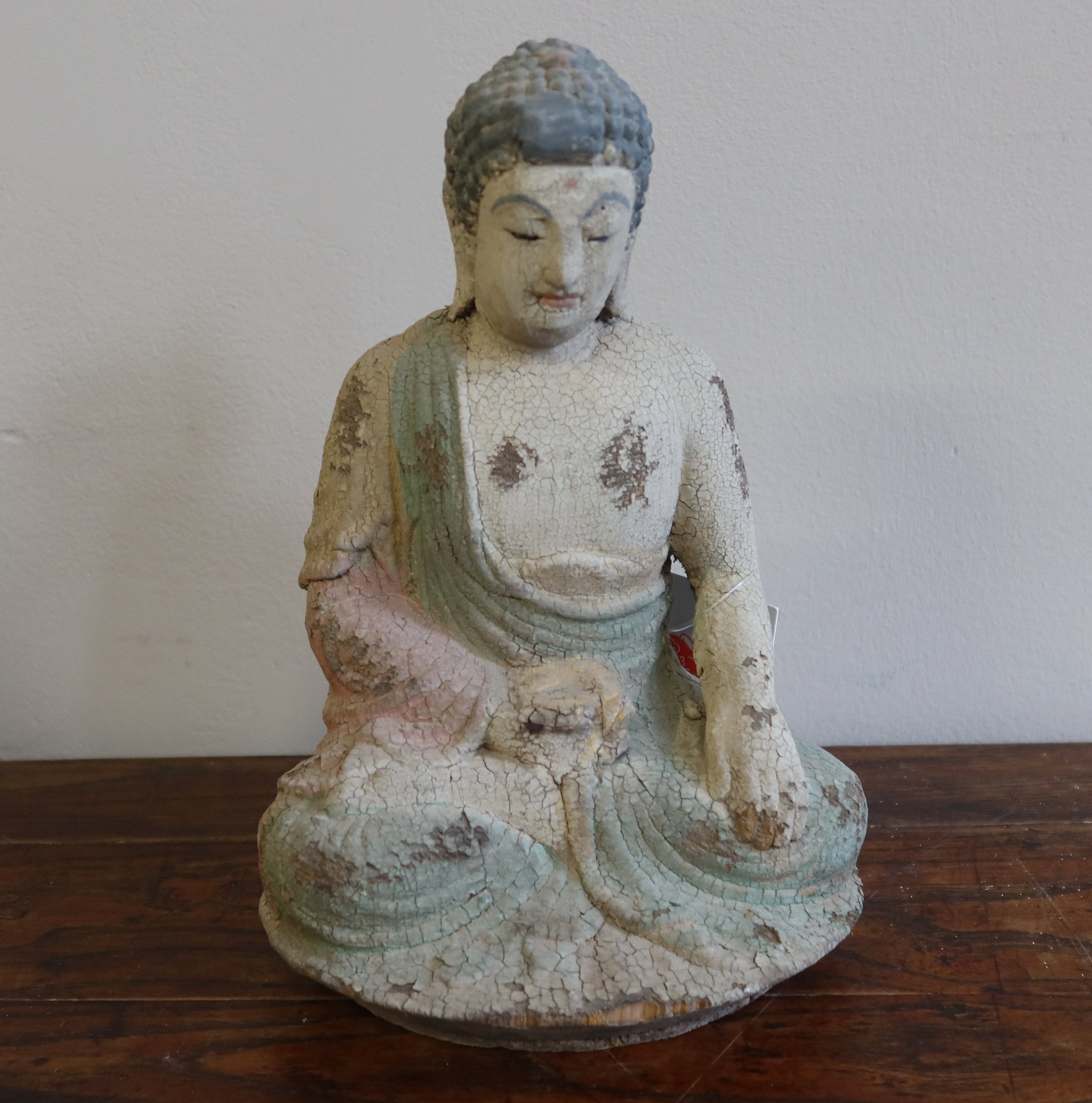 STATUETTA LIGNEA BUDDHISTA