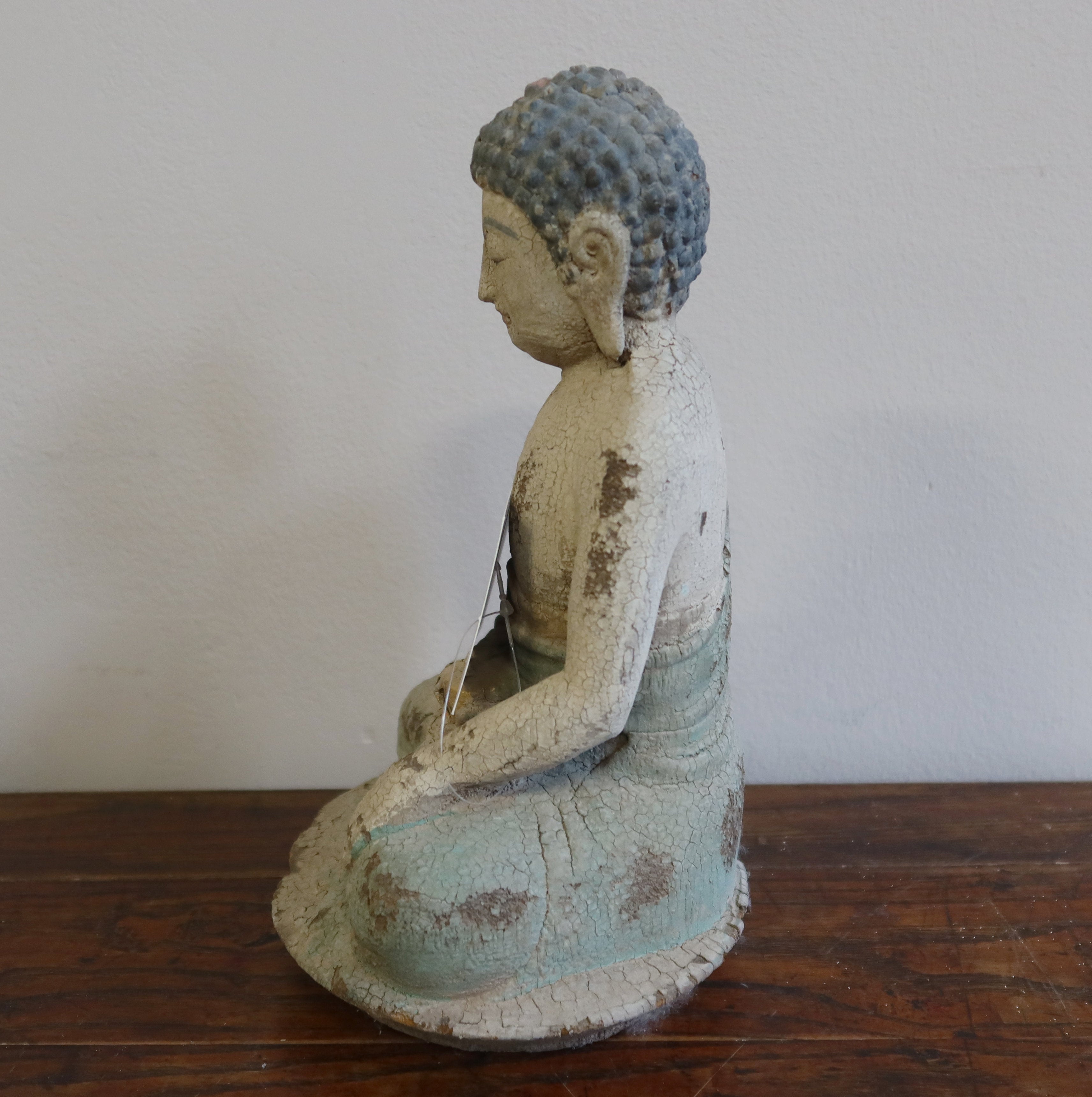 STATUETTA LIGNEA BUDDHISTA