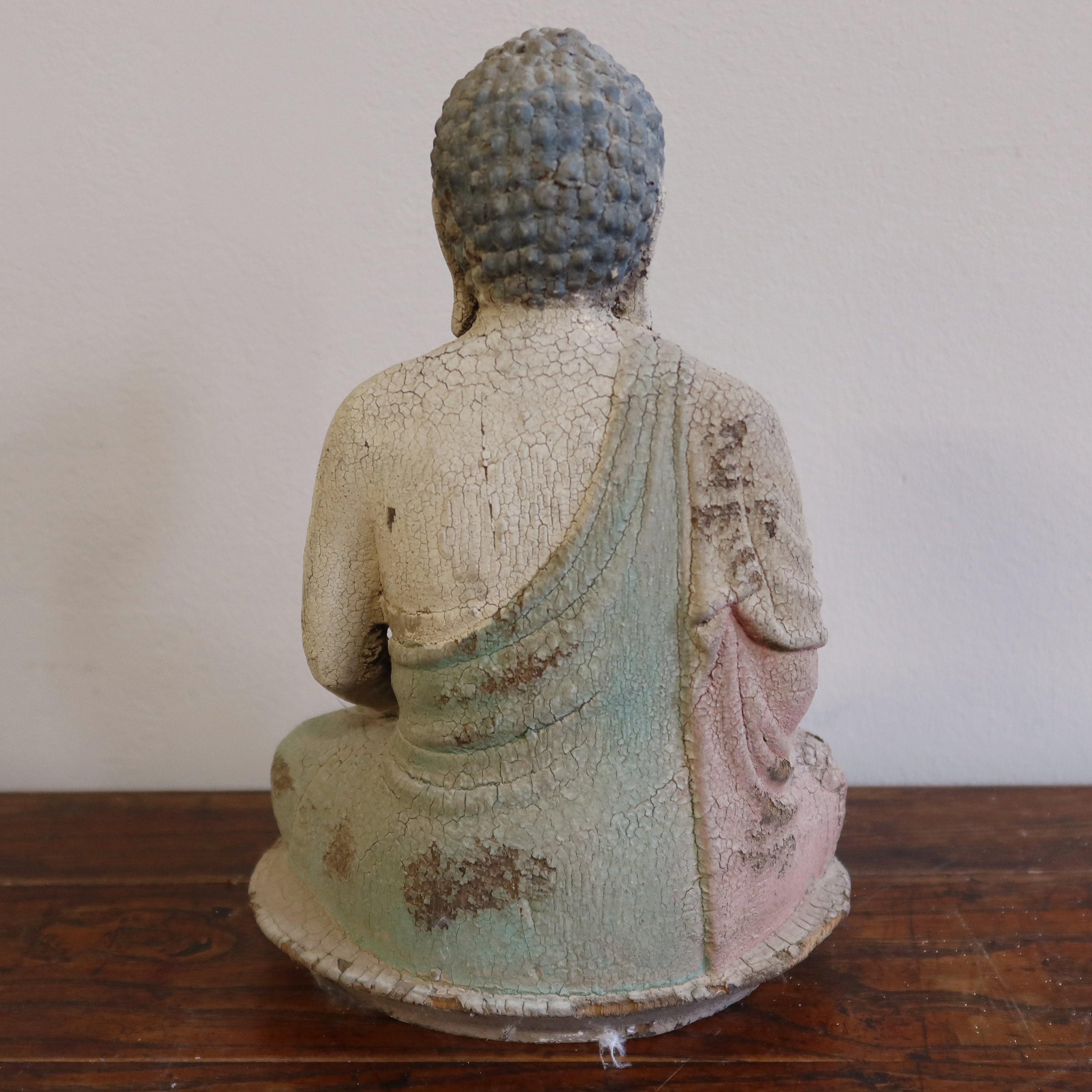 STATUETTA LIGNEA BUDDHISTA