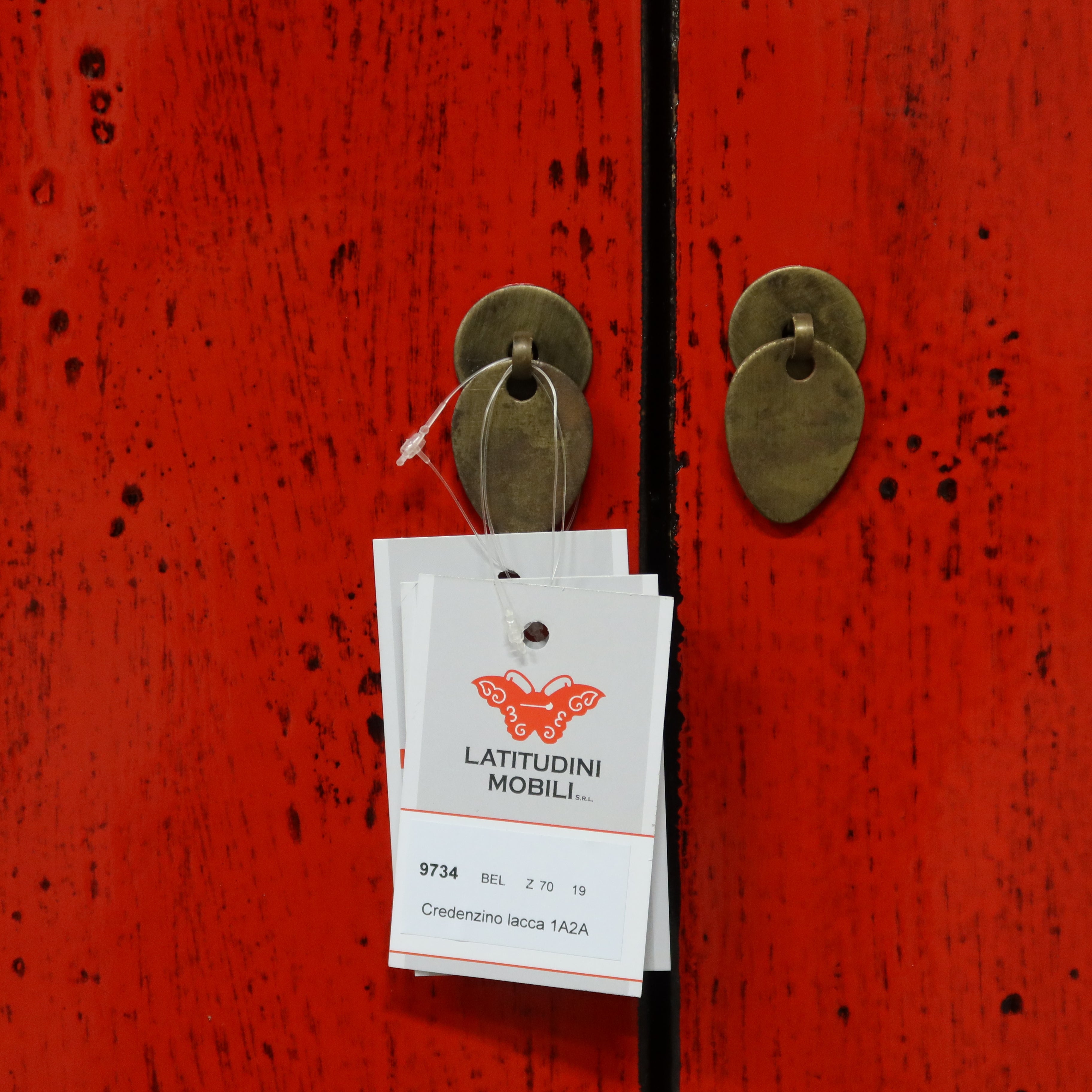 MOBILETTO CINESE DELLO SHANXI LACCA ROSSA