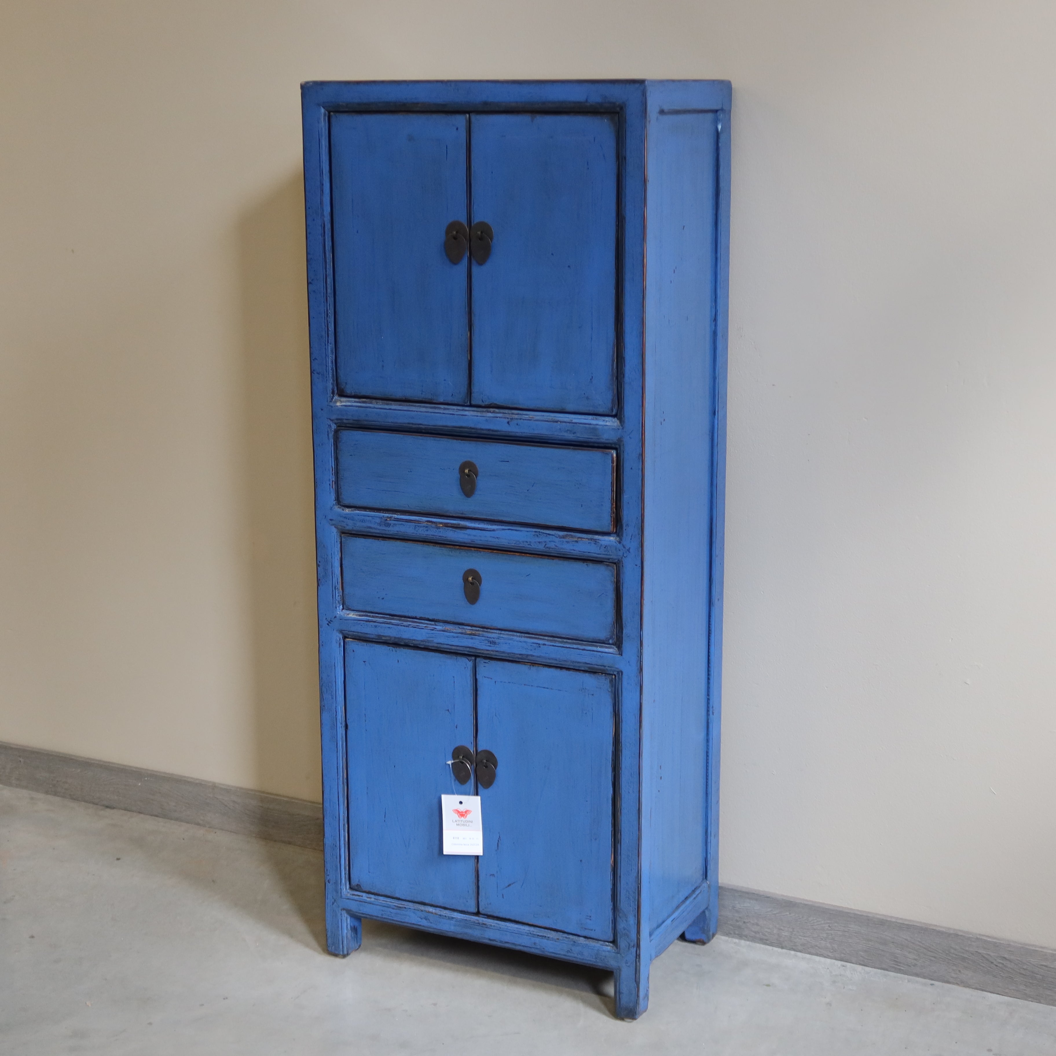 STRETTO ARMADIETTO LACCA BLU