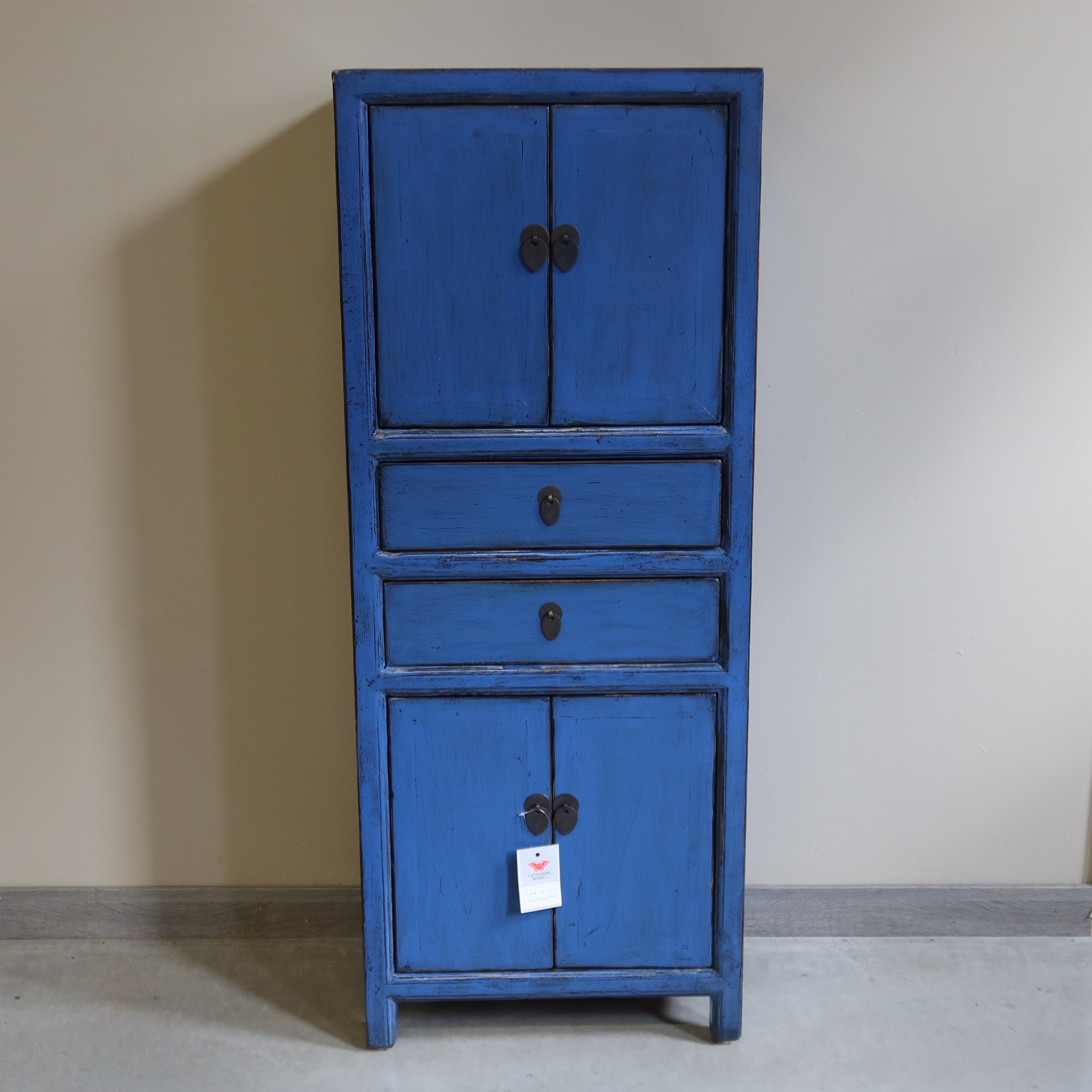 STRETTO ARMADIETTO LACCA BLU