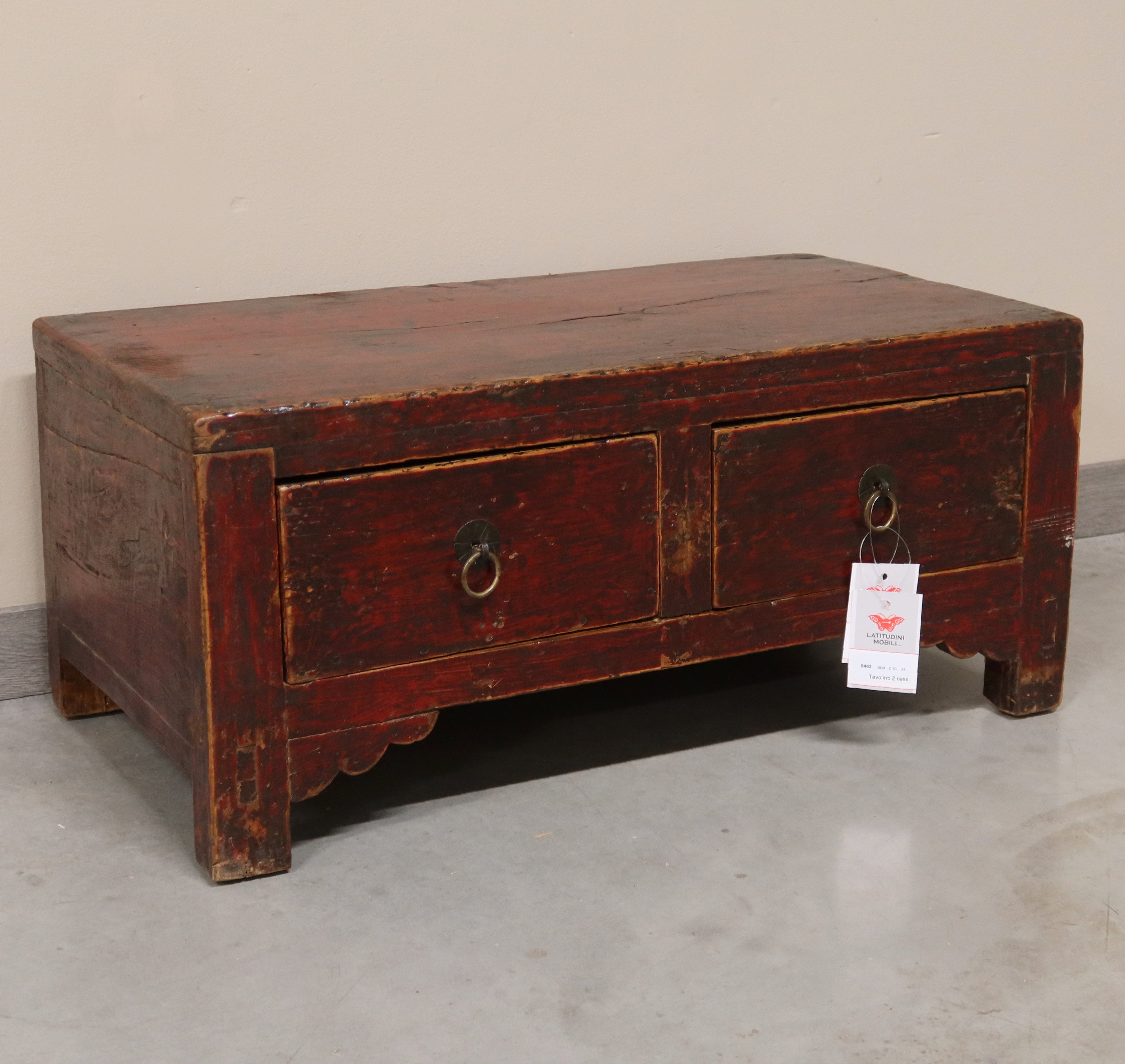 TAVOLINO CINESE 2C BORDEAUX