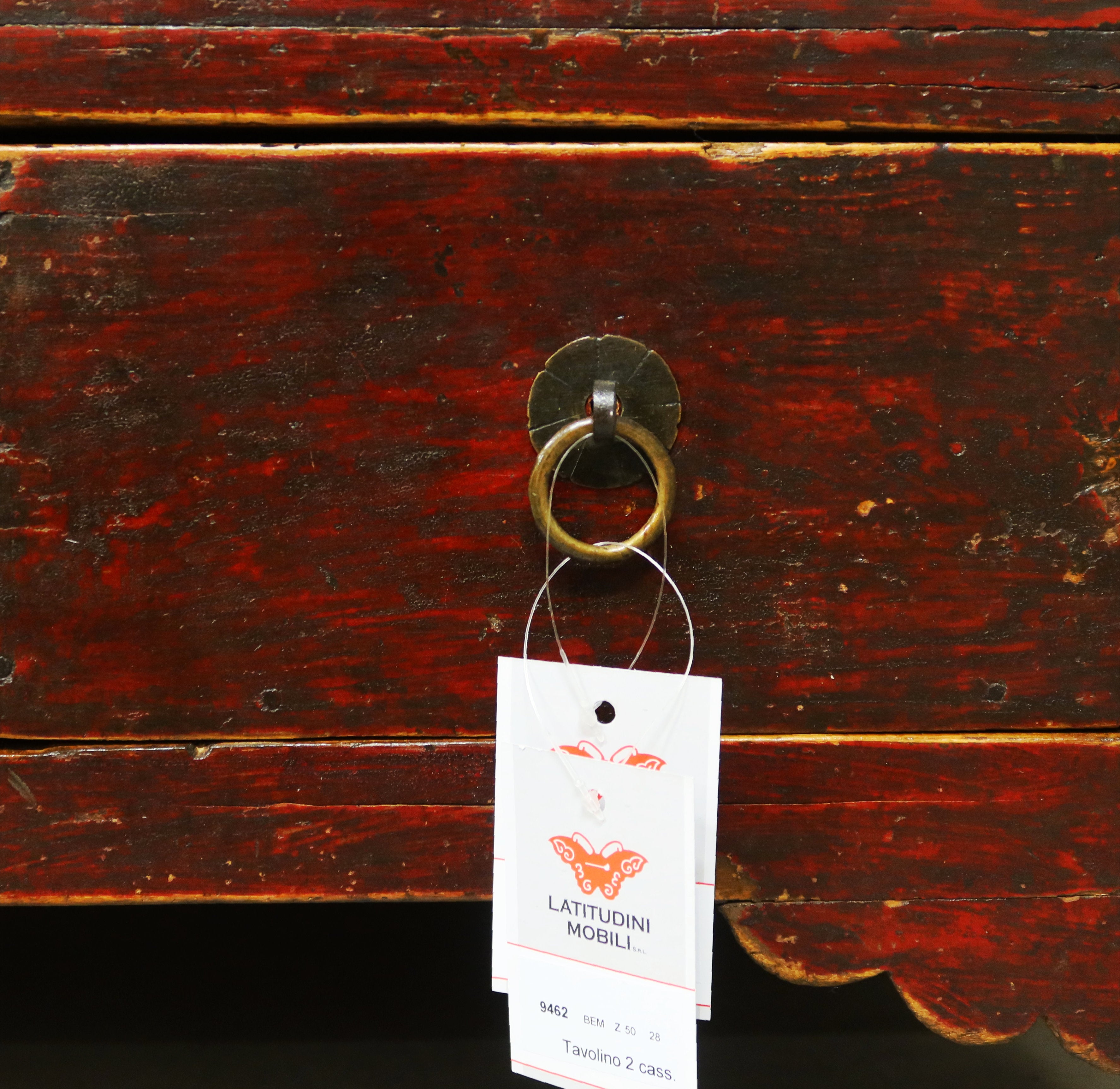 TAVOLINO CINESE 2C BORDEAUX