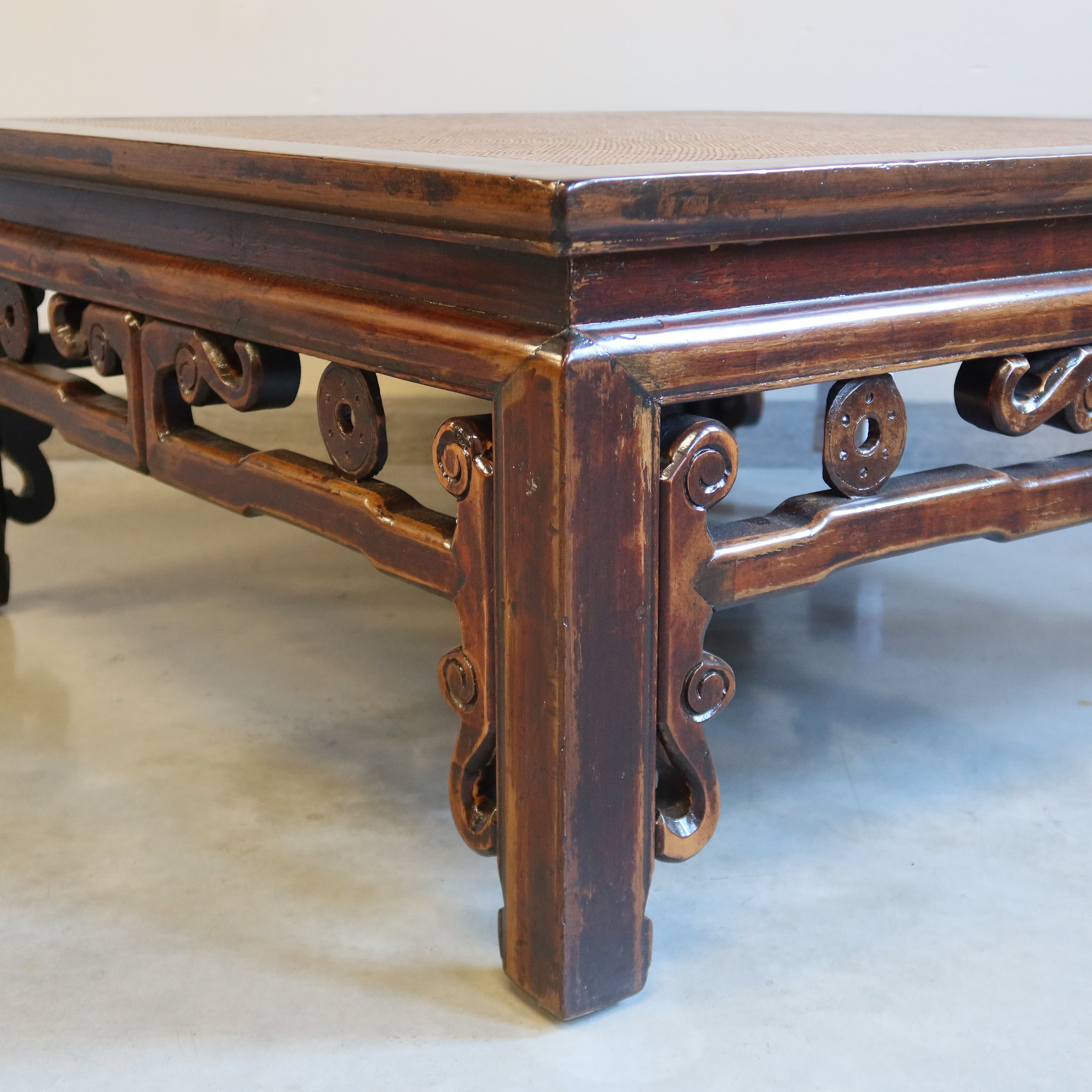 TAVOLO CINESE QUADRATO PIANO RATTAN