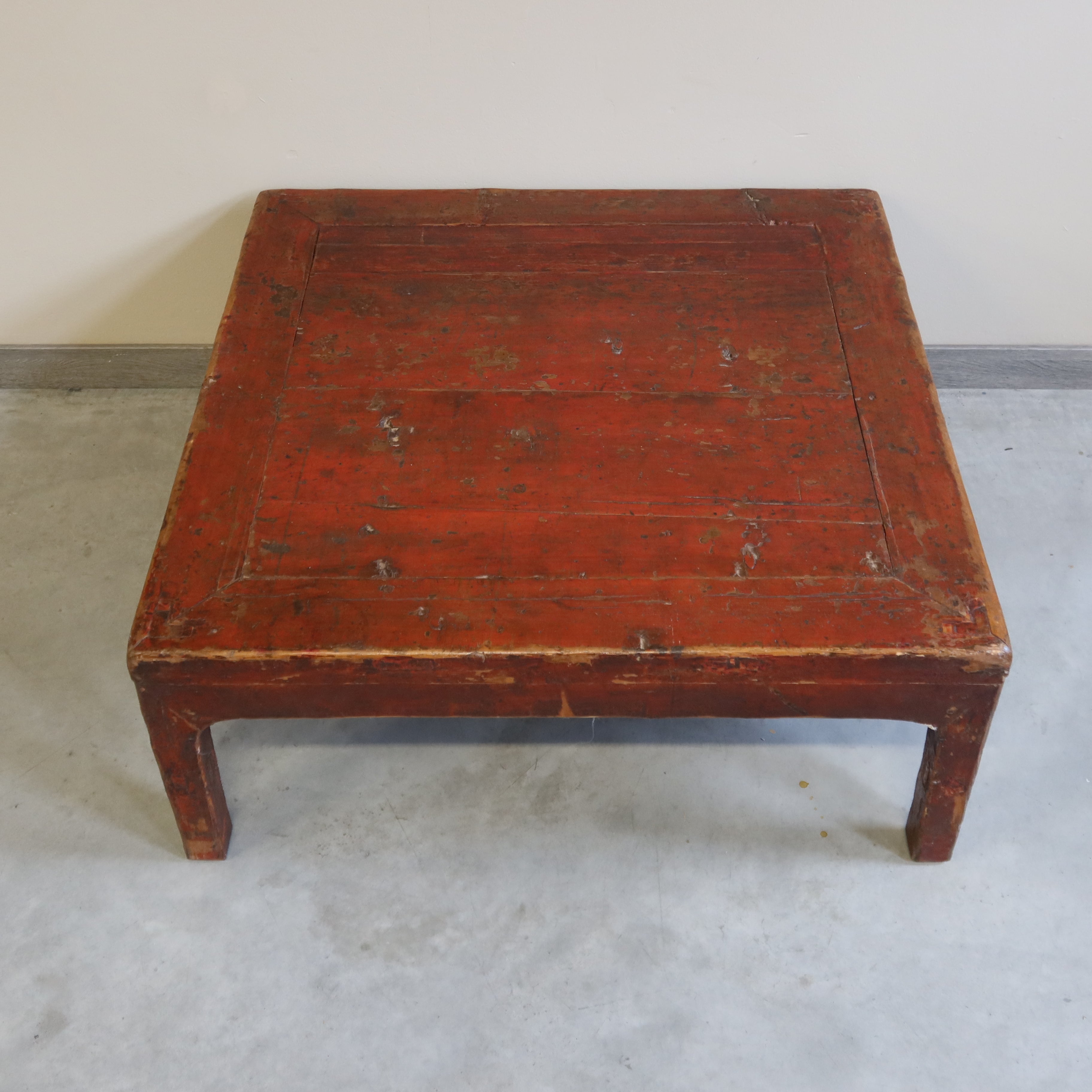 TAVOLO OLMO CINESE ROSSO