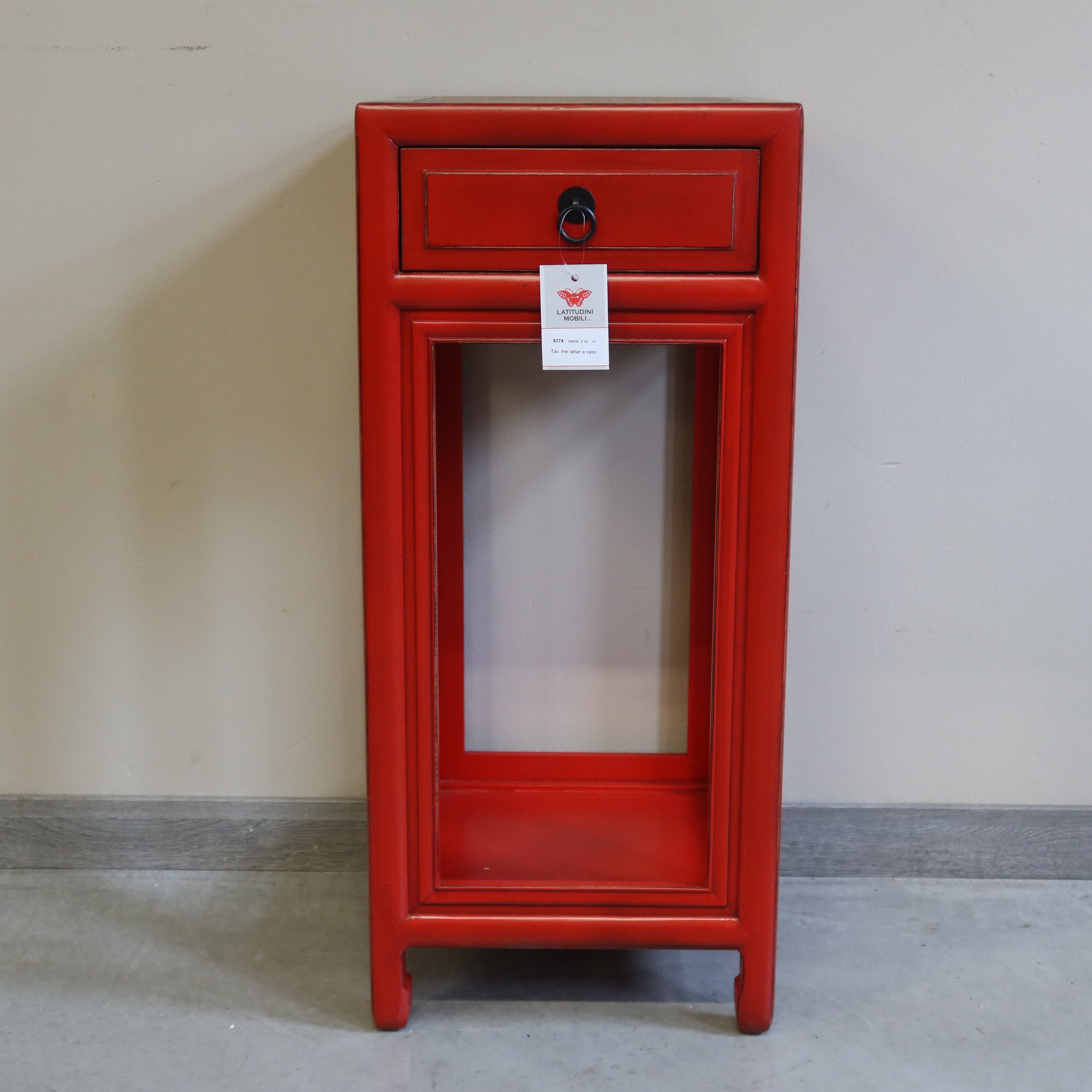 TAVOLINO THE ROSSO PIANO RATTAN