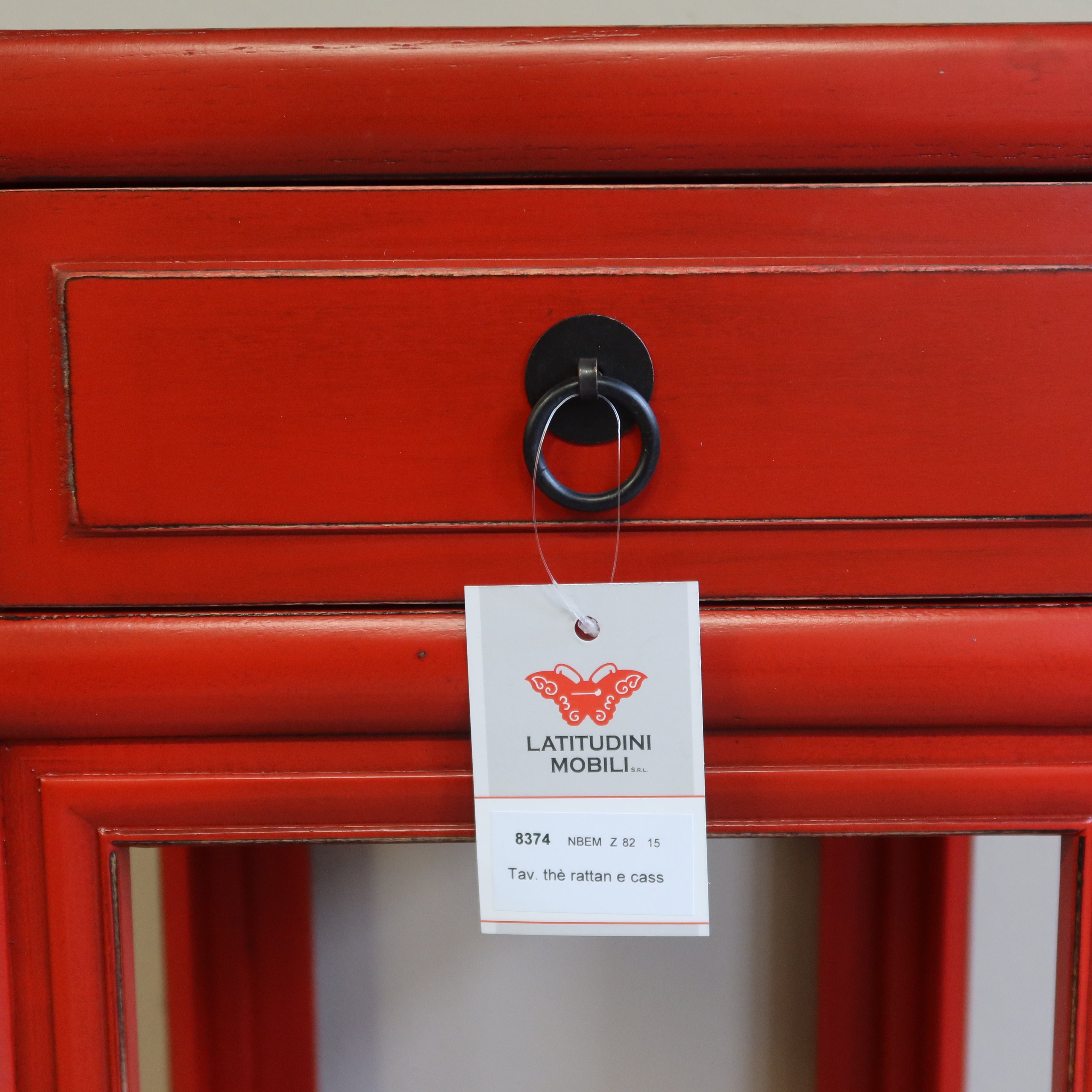 TAVOLINO THE ROSSO PIANO RATTAN