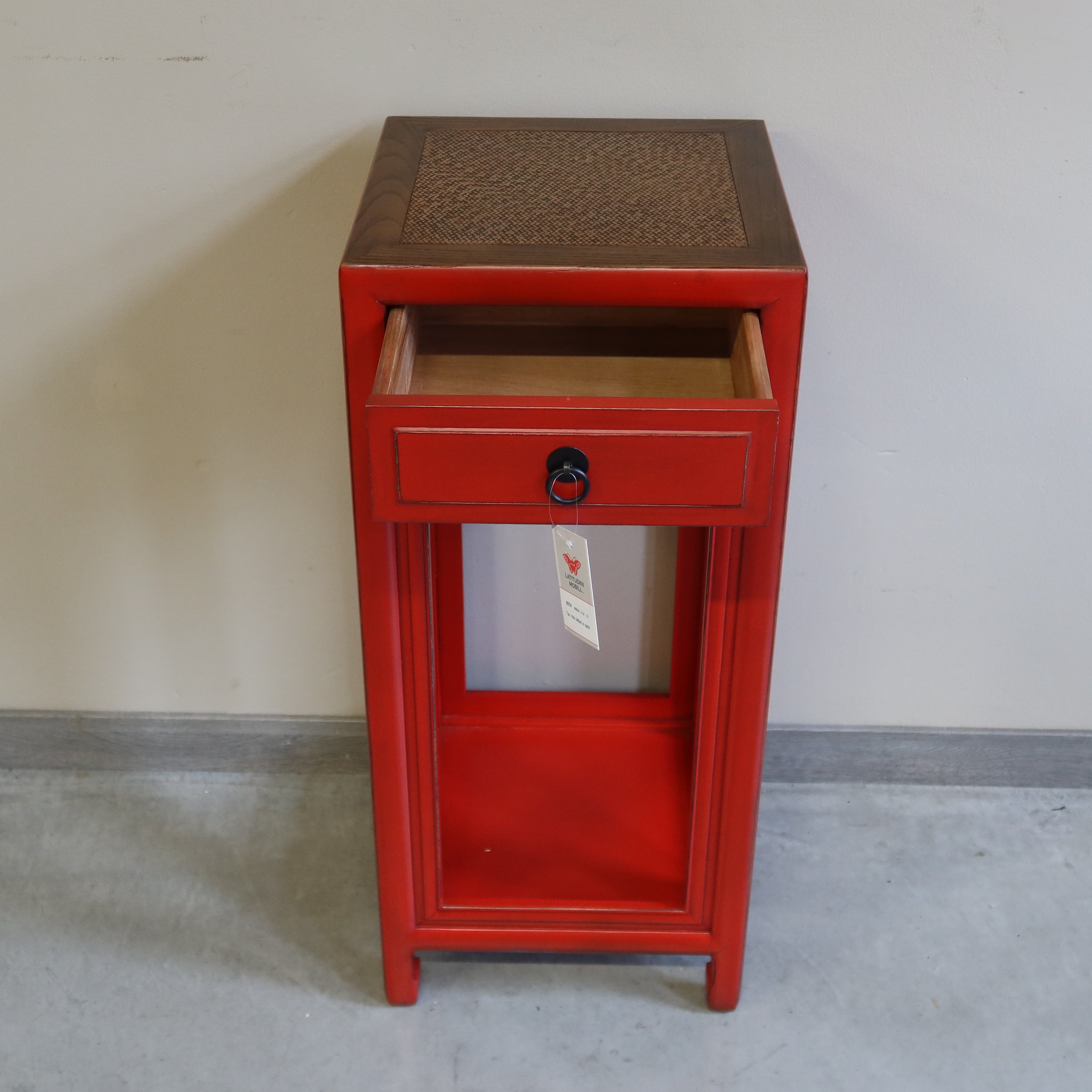 TAVOLINO THE ROSSO PIANO RATTAN