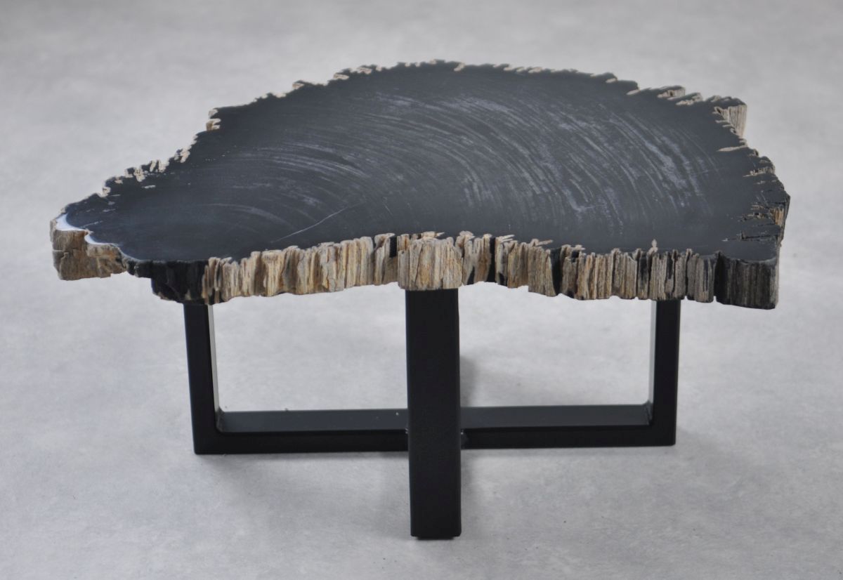 Lastra per tavolino in legno pietrificato - 35251