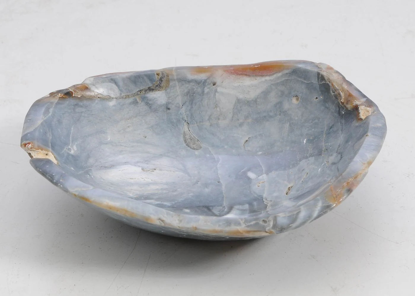 Piatto in legno pietrificato