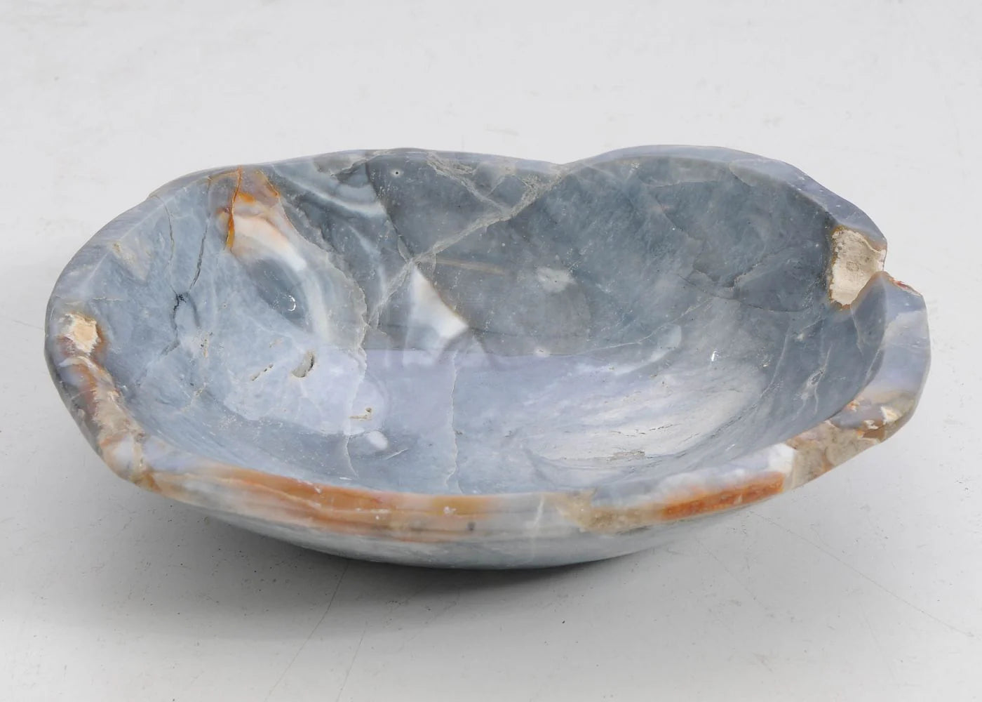 Piatto in legno pietrificato