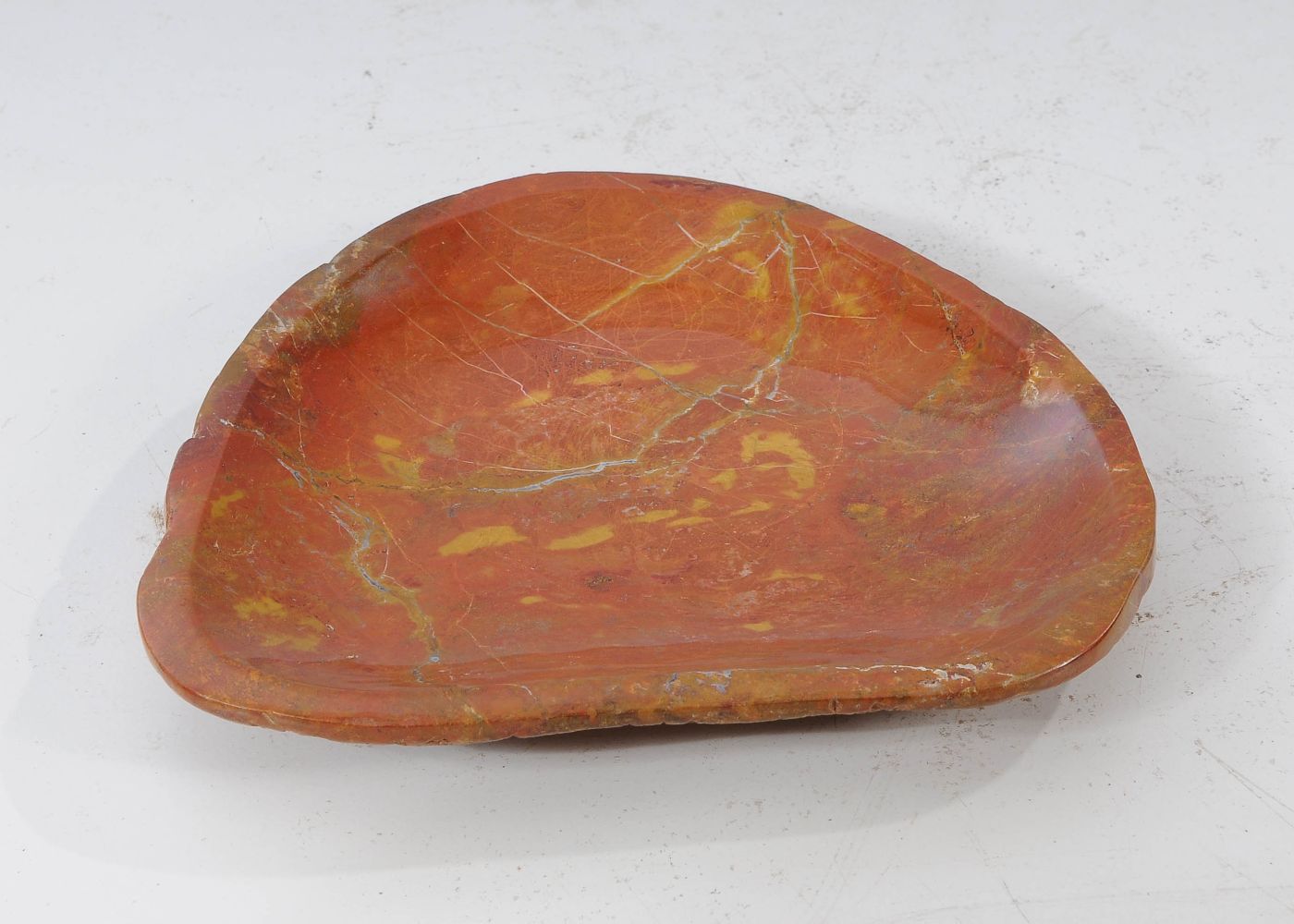 Piatto in legno pietrificato - 54088