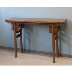 TAVOLI, CONSOLLES, SCRITTOI - CONSOLE IN OLMO CINESE  - TC-00682