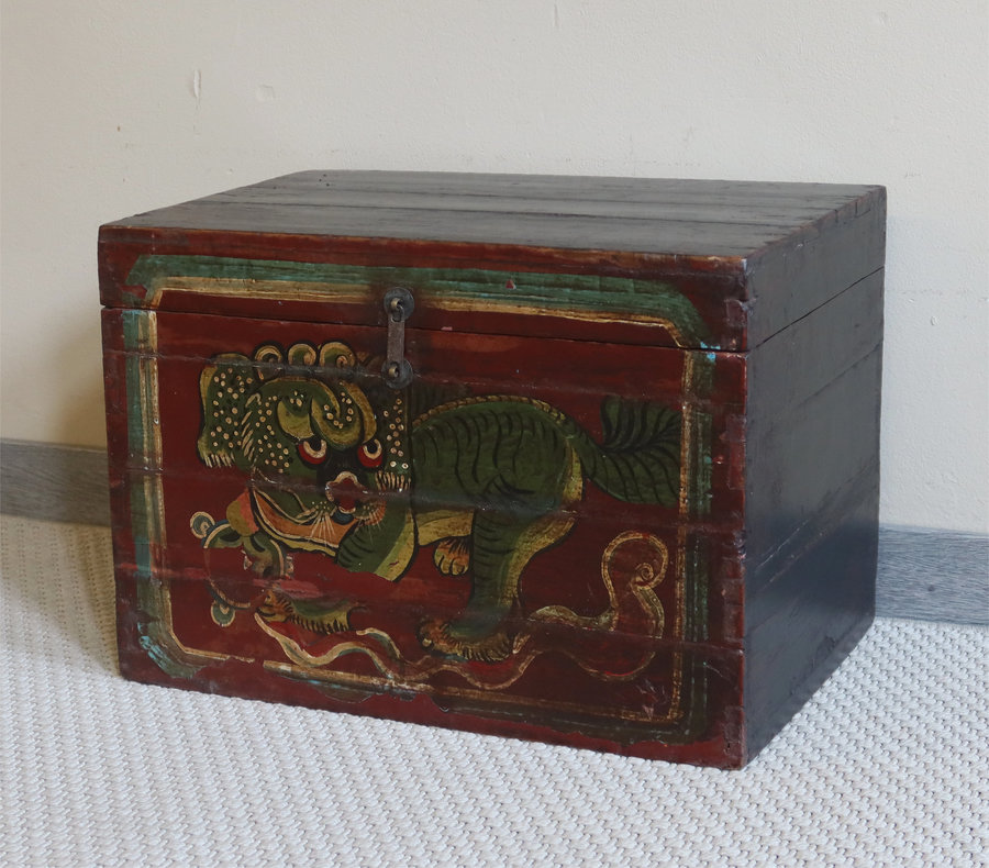 BAULI - BAULE MONGOLIA DECORO LEONCANE - BB-03481