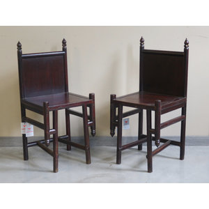 SEDIE, PANCHE - SEDIA OLMO CINESE SCHIENALE QUADRATO - SP-03706