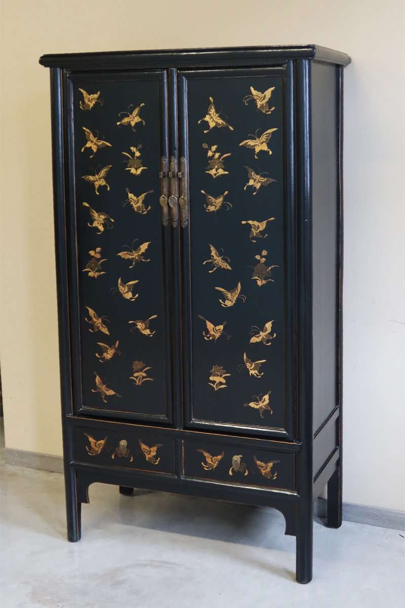ARMADI - ARMADIO CINESE DECORATO DELLO SHANXI  - AA-04577