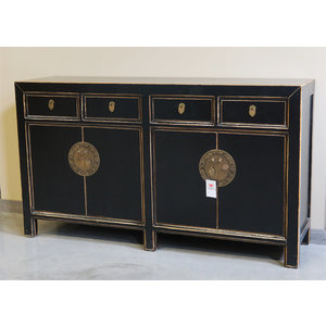 CREDENZE, MADIE - BUFFET CINESE IN LACCA NERA - CM-06135