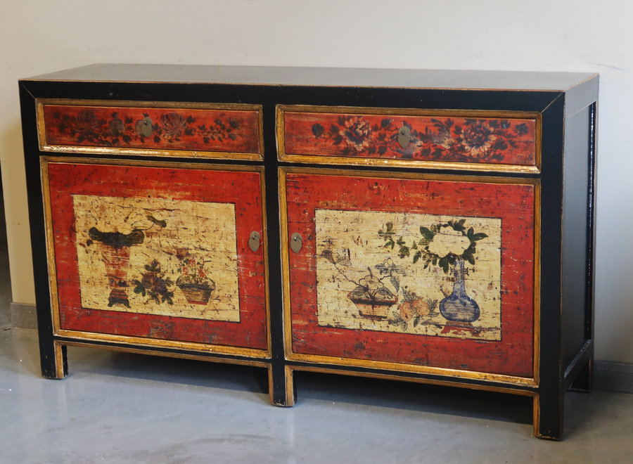 CREDENZE, MADIE - BUFFET MONGOLIA DECORATO - CM-06541