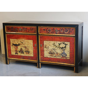 CREDENZE, MADIE - BUFFET MONGOLIA DECORATO - CM-06541