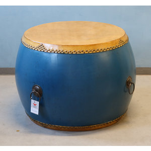 8555  grande tamburo lacca azzurra