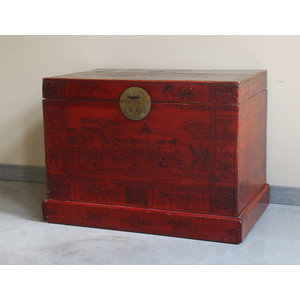 BAULI - GRANDE BAULE CINESE DECORO LIEVE - BB-07894