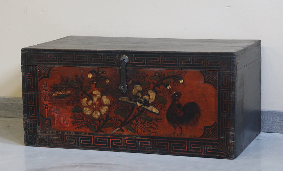 BAULI - BAULE MONGOLIA DECORO FLOREALE - BB-08070