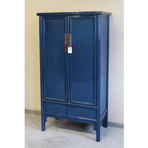 ARMADI - ARMADIO CINESE IN LACCA BLU - AA-08114