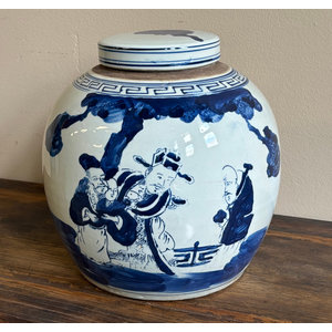 VASI - VASO STONDATO DECORATO CON COPERCHIO - VV-08385