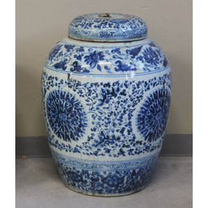VASI - VASO CINESE STONDATO CON COPERCHIO - VV-08389