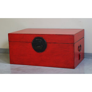 BAULI - BAULE CINESE IN LACCA ROSSA - BB-08407