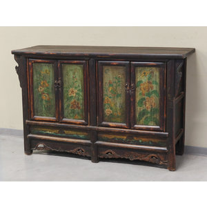 CREDENZE, MADIE - CREDENZA AD ALTARE IN LACCA DECORATA - CM-08634