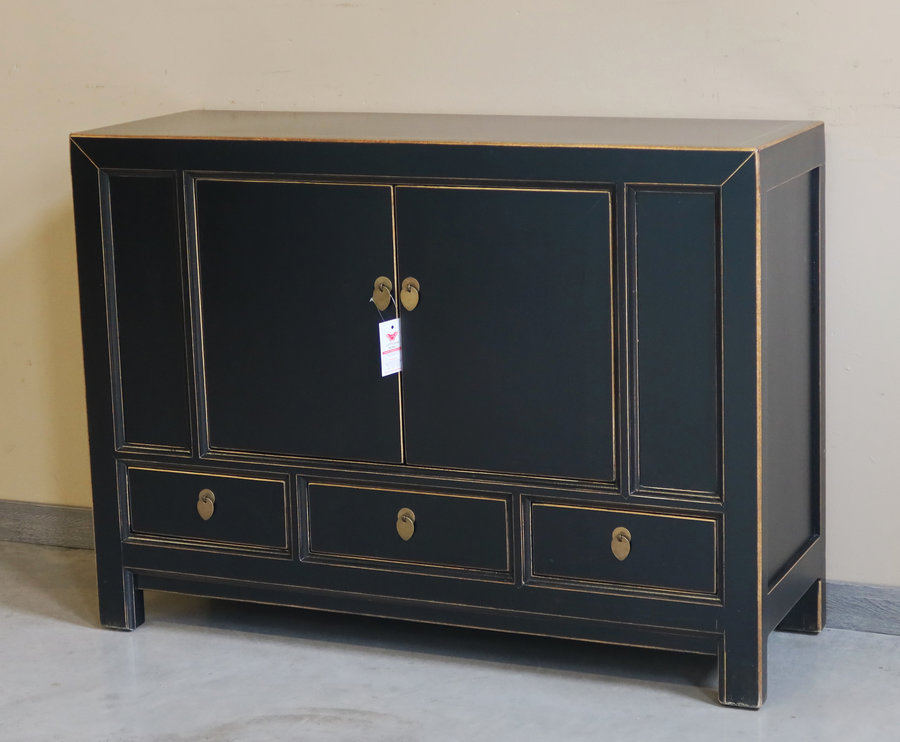 CREDENZE, MADIE - BUFFET DEL GANZU LACCA NERA - CM-08644