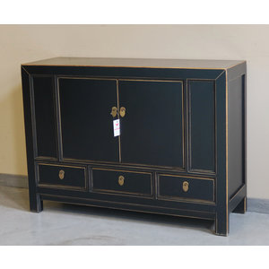 CREDENZE, MADIE - BUFFET DEL GANZU LACCA NERA - CM-08644