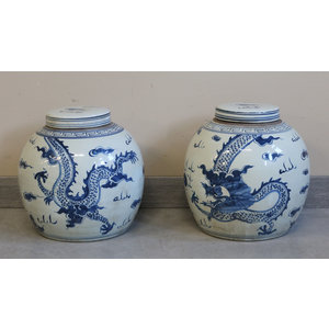 VASI - VASO CINESE IN CERAMICA DECORATA - VV-08655