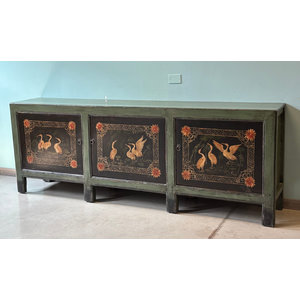 CREDENZE, MADIE - MADIA MONGOLIA 3 PANNELLI DECORATI - CM-08743