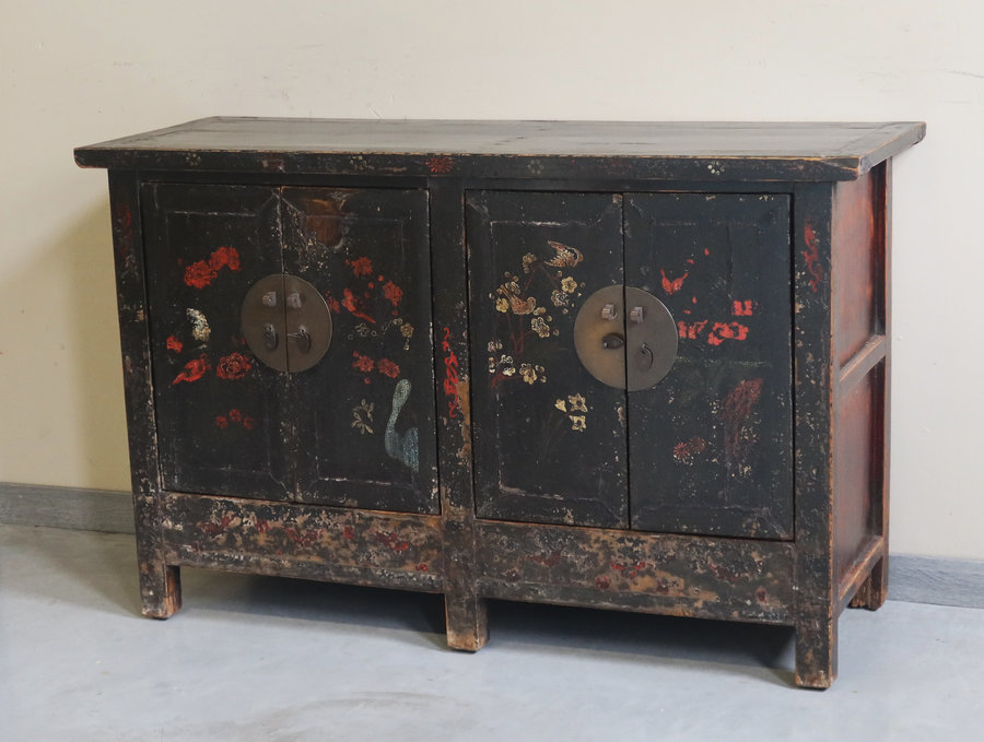 CREDENZE, MADIE - CREDENZA DOPPIA DI SHANXI IN LACCA - CM-08850