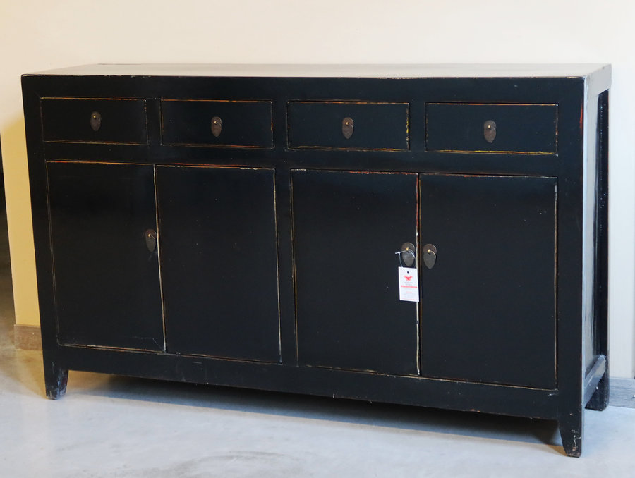 CREDENZE, MADIE - BUFFET CINESE LACCA NERA - CM-08855