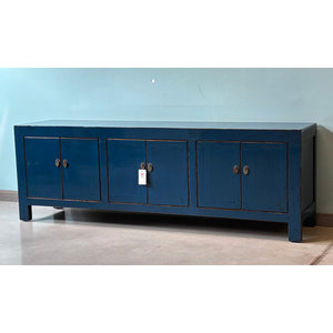 CASSAPANCHE - CASSAPANCA CINESE 6 ANTE LACCA BLU - CP-08911