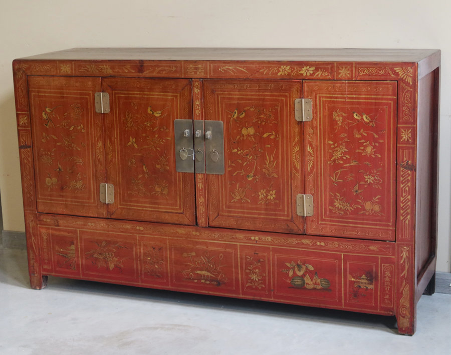 CREDENZE, MADIE - BUFFET CINESE DECORATO DEL DONGBEJ - CM-09156