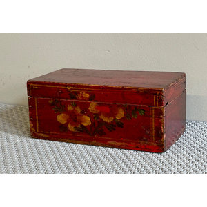 SCATOLE, COFANETTI E BAULETTI - SCATOLA MONGOLIA DECORATA CON COPERCHIO - SC-09359