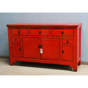CREDENZE, MADIE - BUFFET CINESE LACCA ROSSA - CM-09410