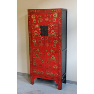 ARMADI - STRETTO ARMADIO SHANXI DECORATO - AA-09496