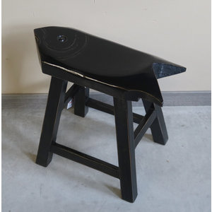 SEDIE, PANCHE - SGABELLO CINESE A "CARPA" - SP-09560