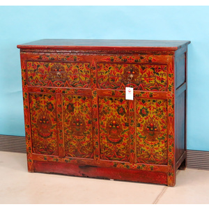 CREDENZE, MADIE - CREDENZA TIBETANA CON CASSETTI - CM-09592