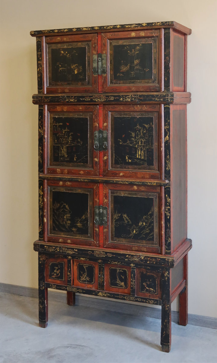 ARMADI - GRANDE ARMADIO ZHEJIAN DECORATO - AA-09624